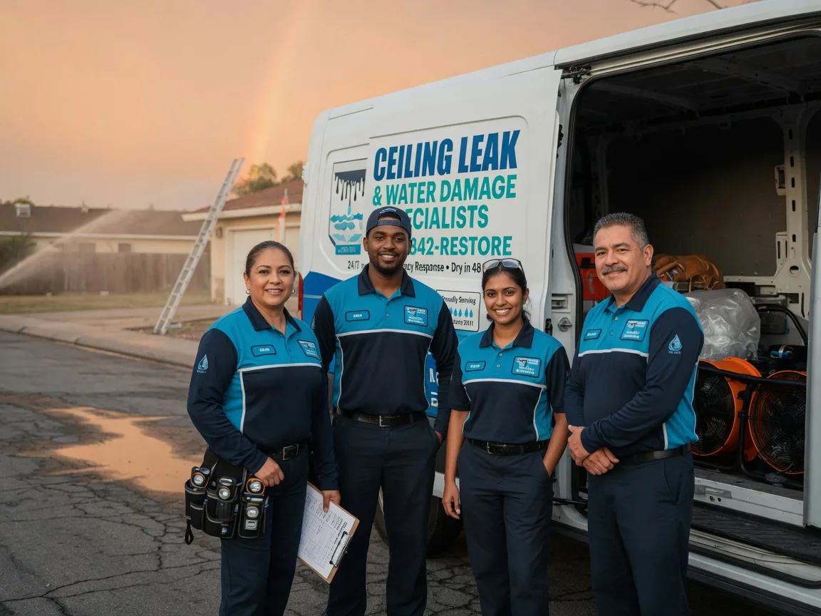 Ceiling Leak Cleanup company in Korbel, CA